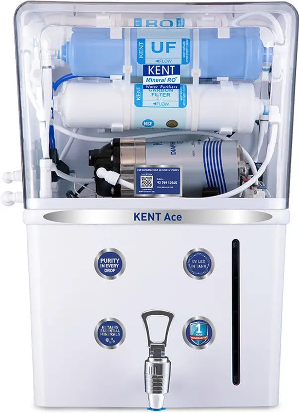 KENT Ace 8 L RO + UF + TDS Control + UV LED Water Purifier
